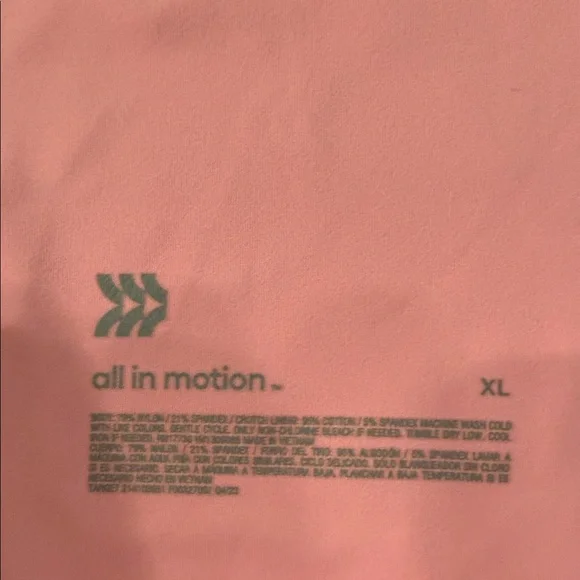 All in Motion High Waist Pink Women's Shorts - Picture 2 of 8